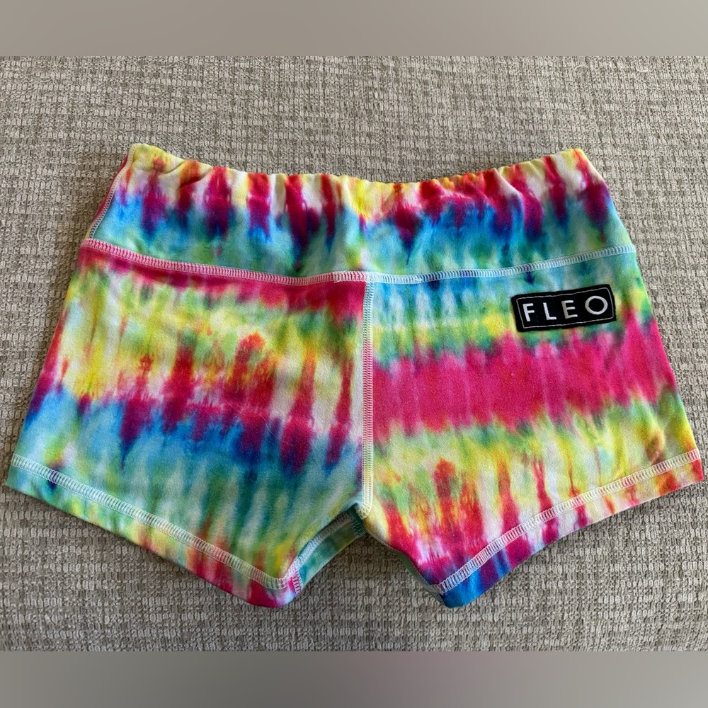 FLEO CROSSFIT SHORTS TIEDYE ORIGINAL MIDRISE 3.25” XS